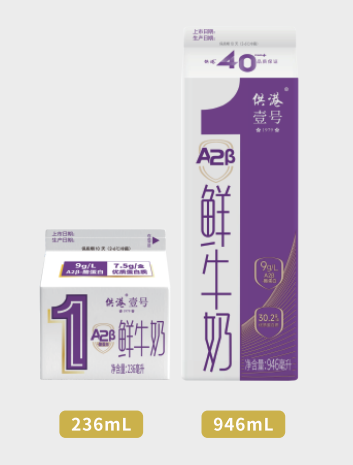 供港壹号A2R-酪蛋白鲜牛奶